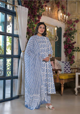 Sky Veil Kurta Set