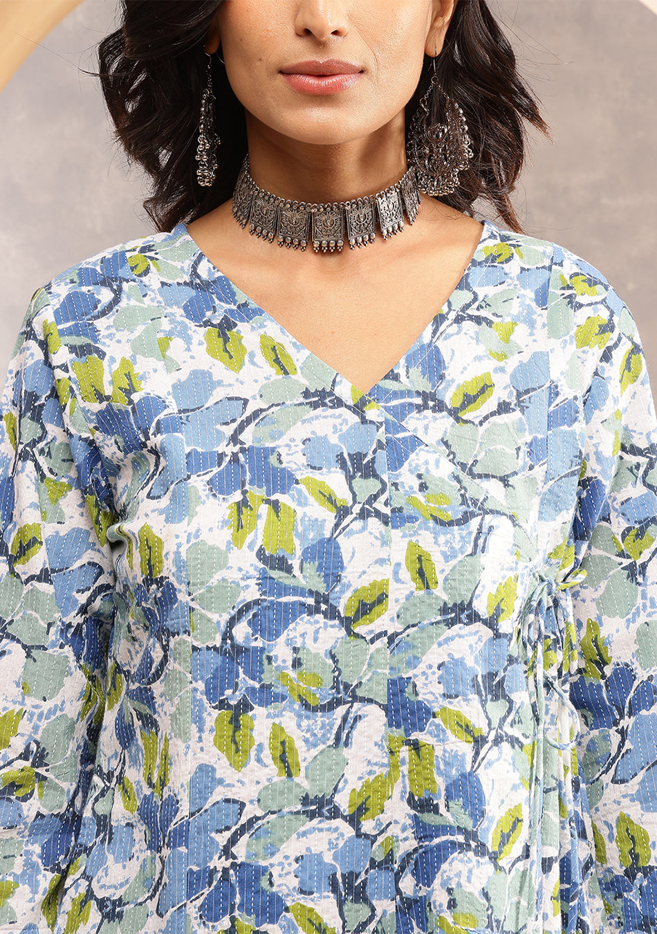 Azure Bloom Dress