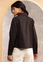 Black Sculpted Fit Shirt