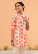 Coral Bloom Top