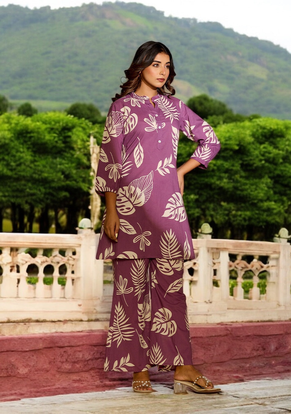 Plum Purple  Co-ord Set