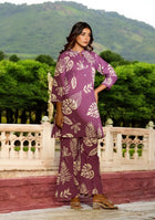 Plum Purple  Co-ord Set
