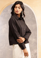 Black Sculpted Fit Shirt