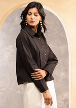 Black Sculpted Fit Shirt