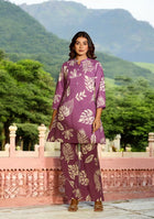 Plum Purple  Co-ord Set