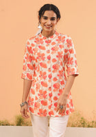 Coral Bloom Top