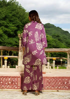 Plum Purple  Co-ord Set