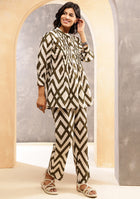 Olive Mirage Co-ord Set