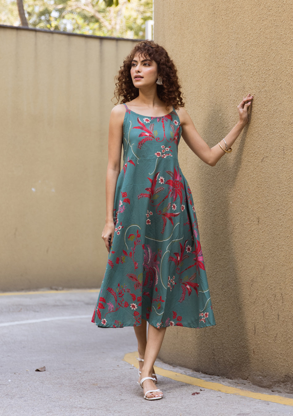 Ammanya Green Scarlet dress