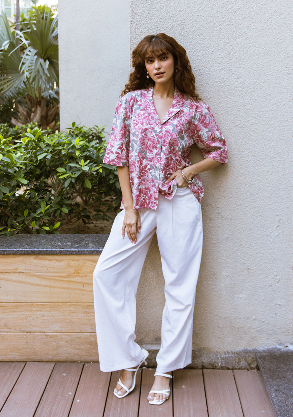 Ammanya Dusky Pink Floral top