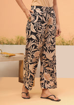 Noir Botanical A-Line Kurta Set