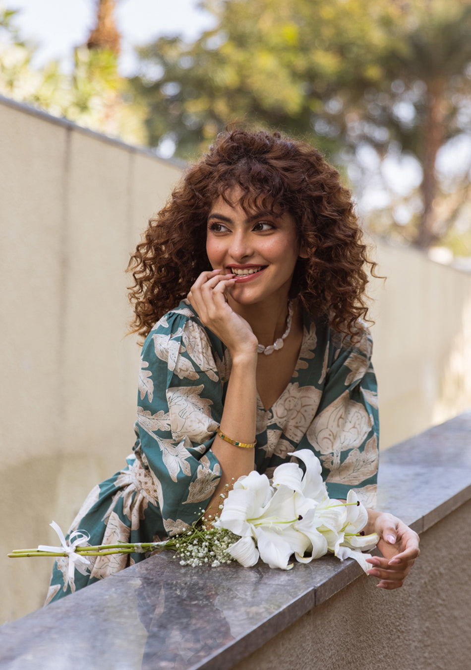 Ammanya Botanical Bloom Dress