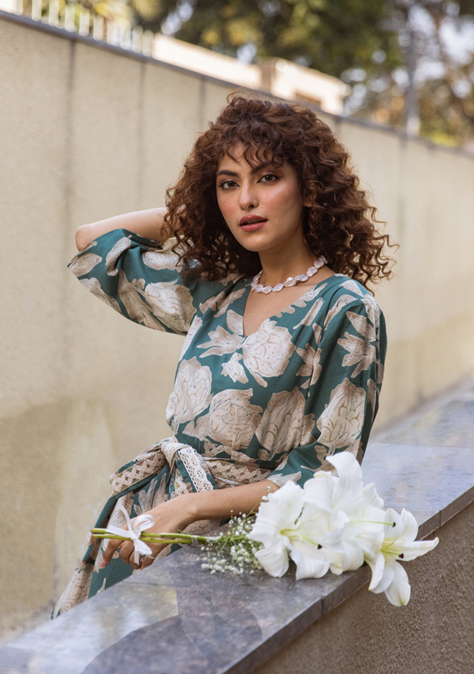 Ammanya Botanical Bloom Dress