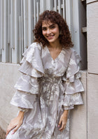 Moonlit Ruffle Bloom Dress