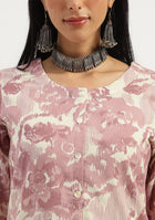 Blush Bloom Schiffli Kurta