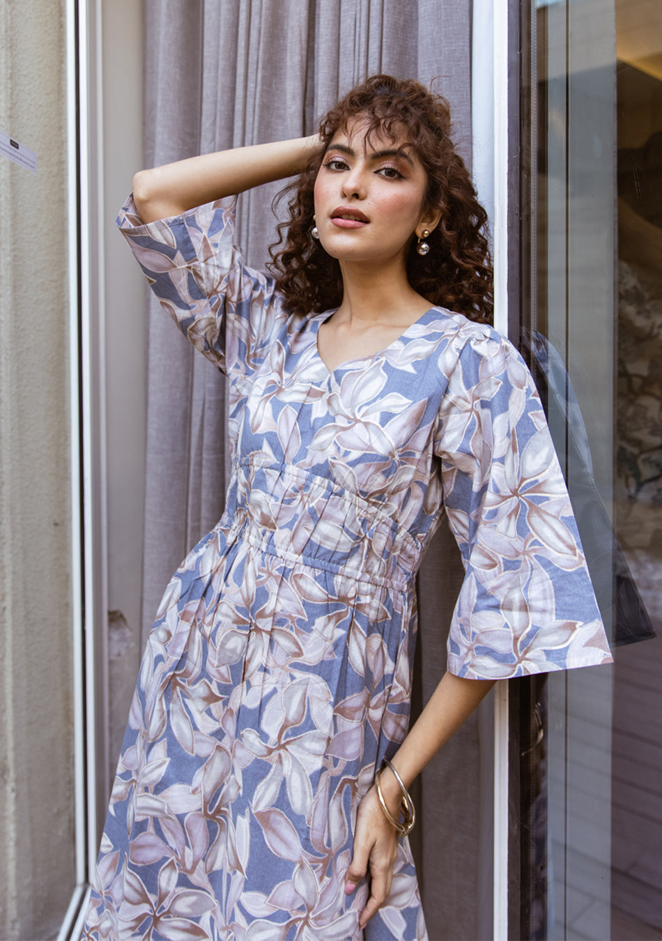 Ammanya Twilight Bloom Midi Dress