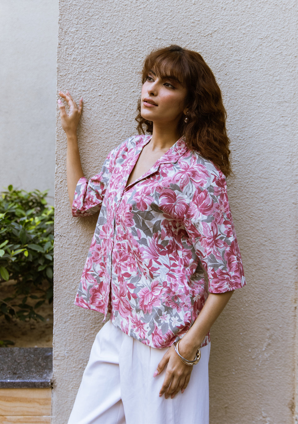 Ammanya Dusky Pink Floral top