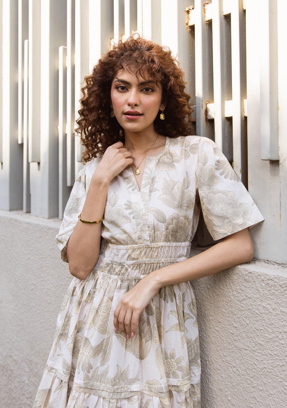 Ammanya Sandstone Breeze Dress