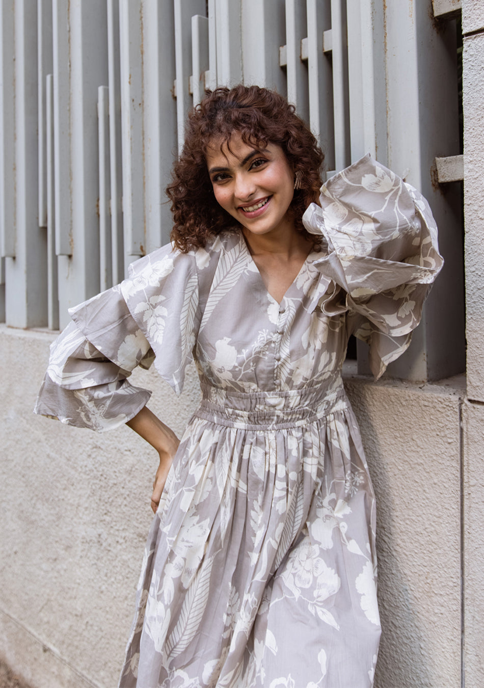 Ammanya Moonlit Ruffle Bloom Dress