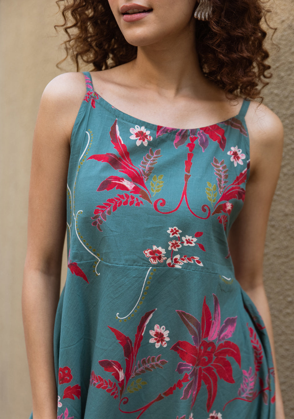 Ammanya Green Scarlet dress