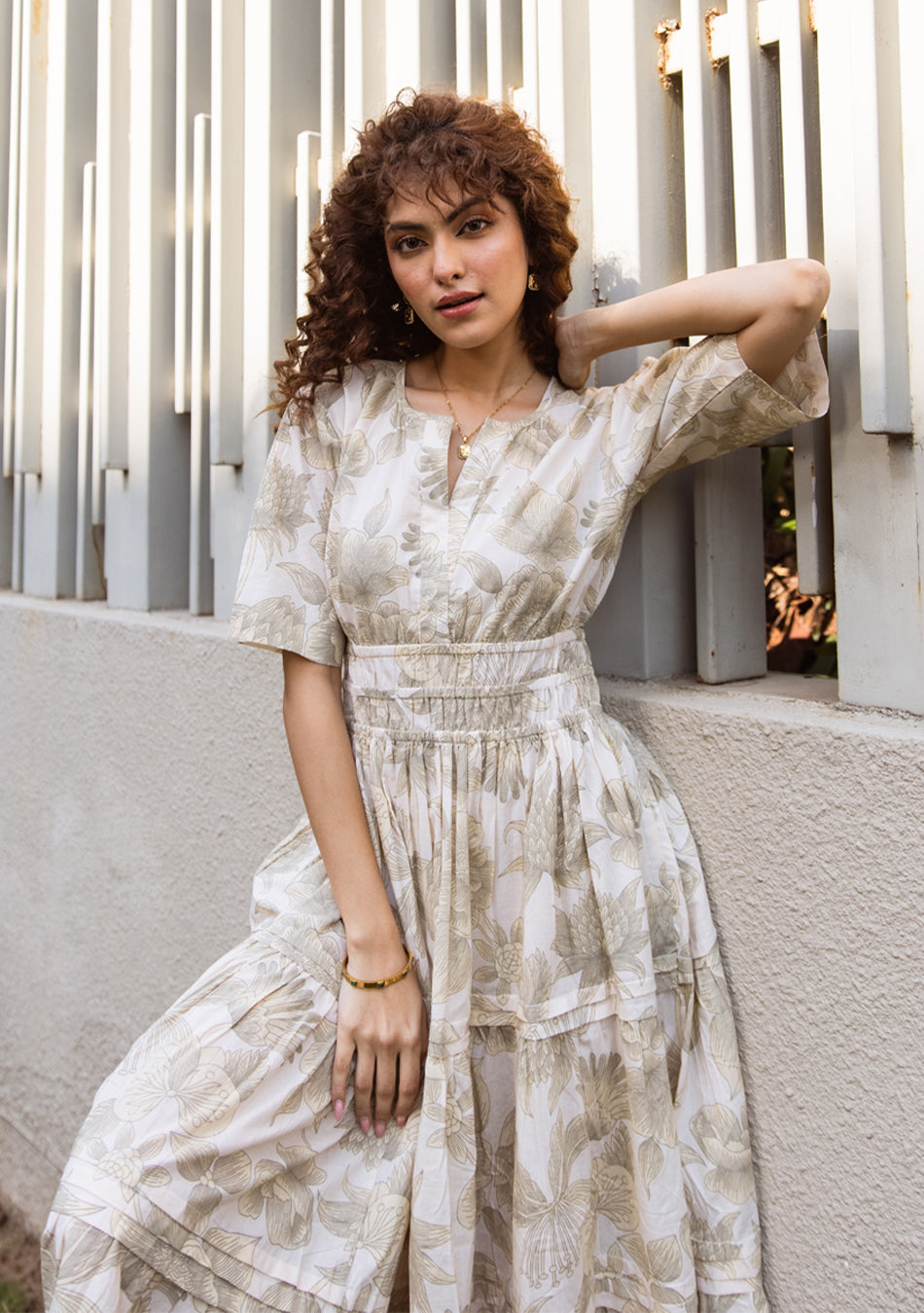 Ammanya Sandstone Breeze Dress