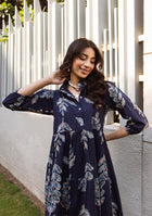 Sapphire Leafy Dress