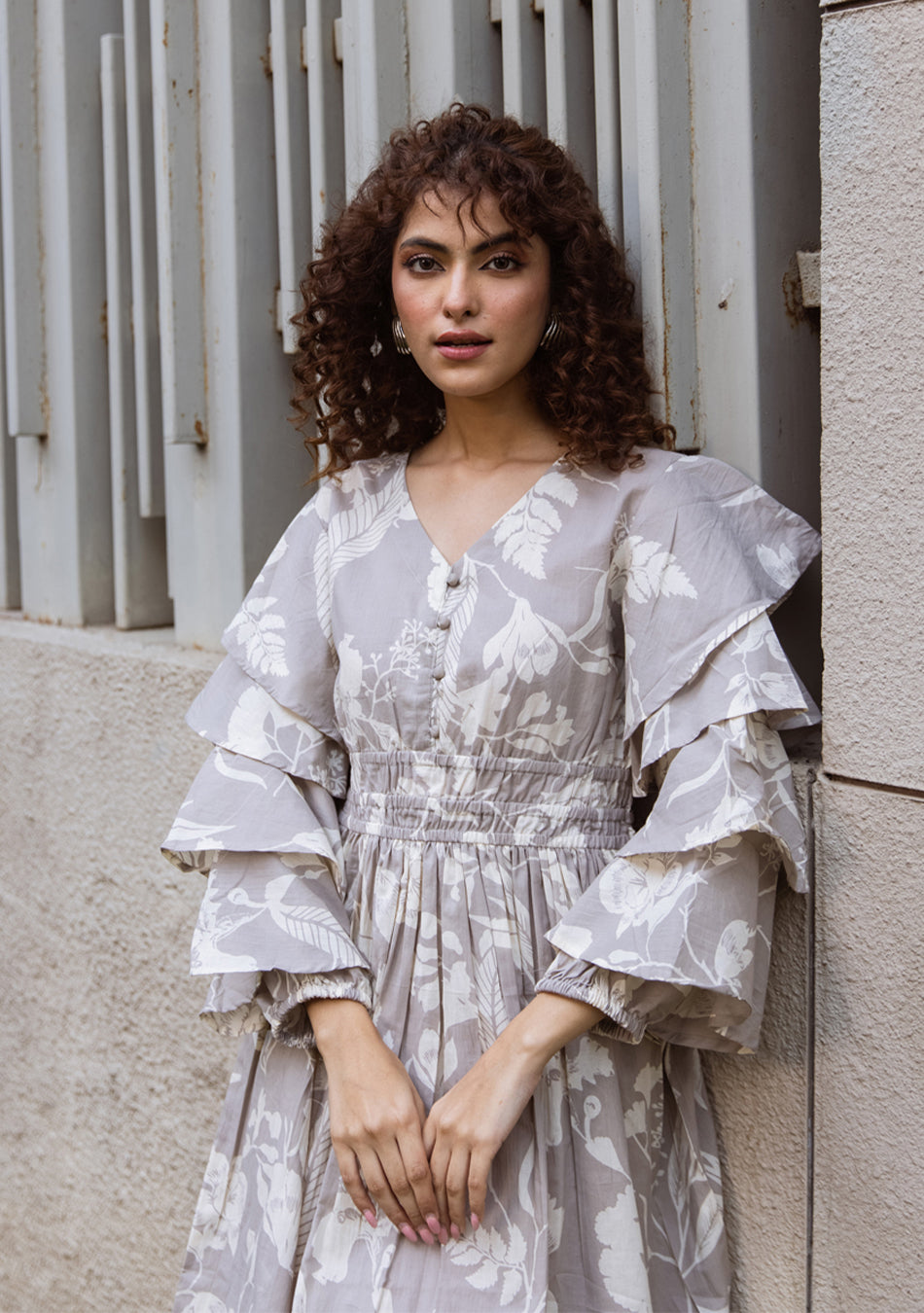 Ammanya Moonlit Ruffle Bloom Dress
