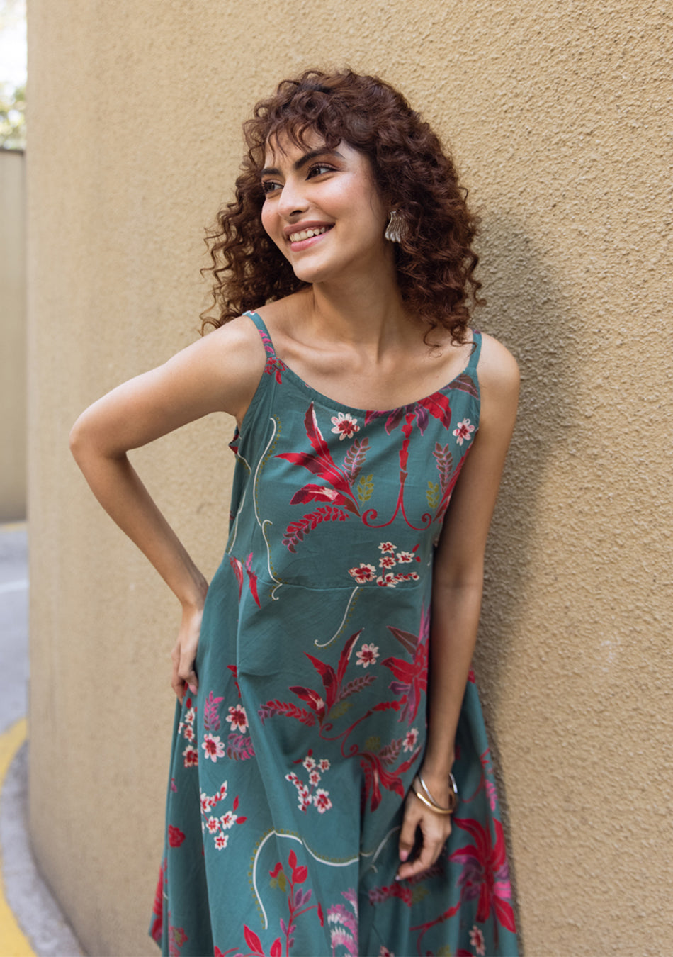 Ammanya Green Scarlet dress