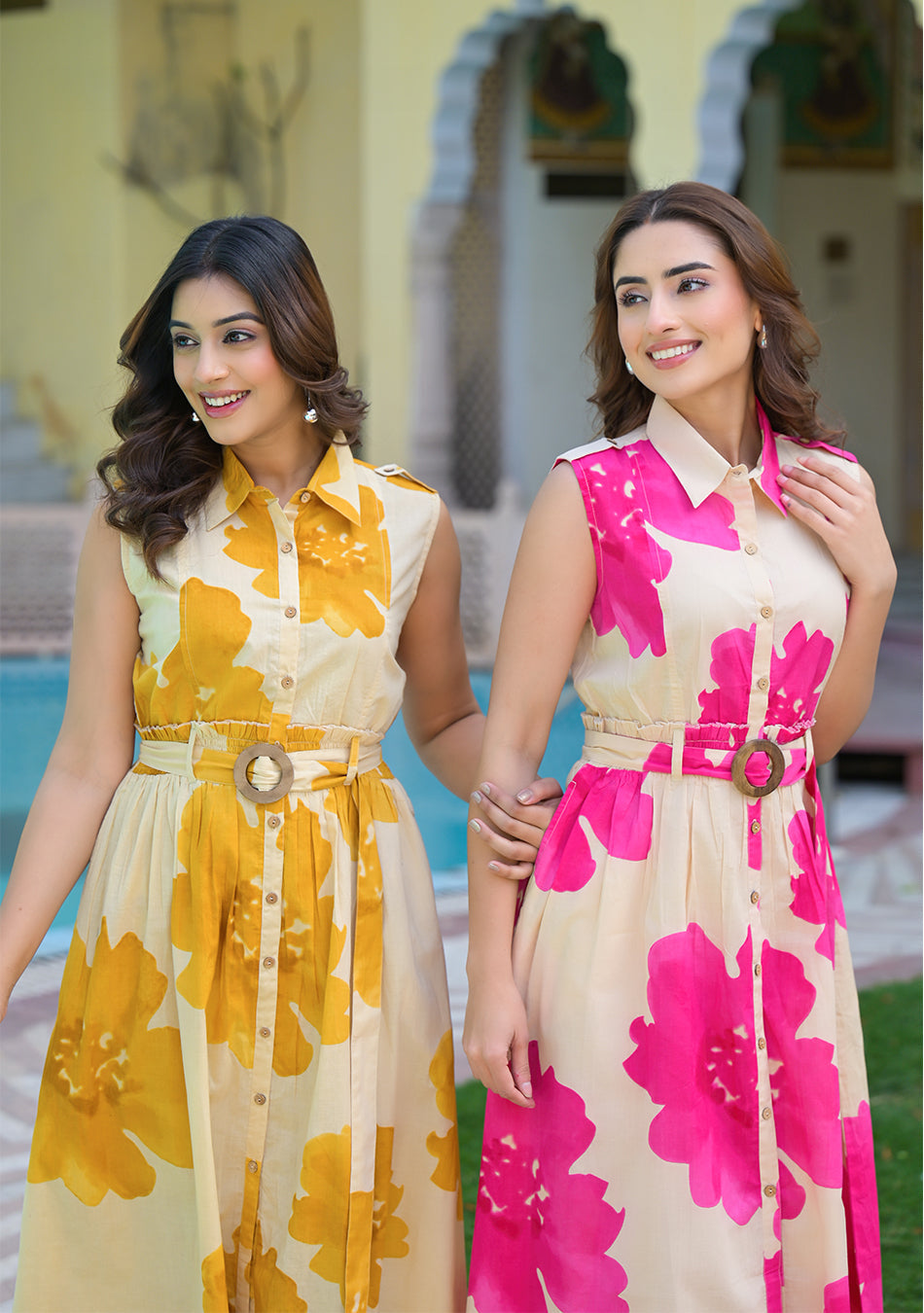 Fuchsia Bloom Charm Dress