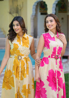 Fuchsia Bloom Charm Dress