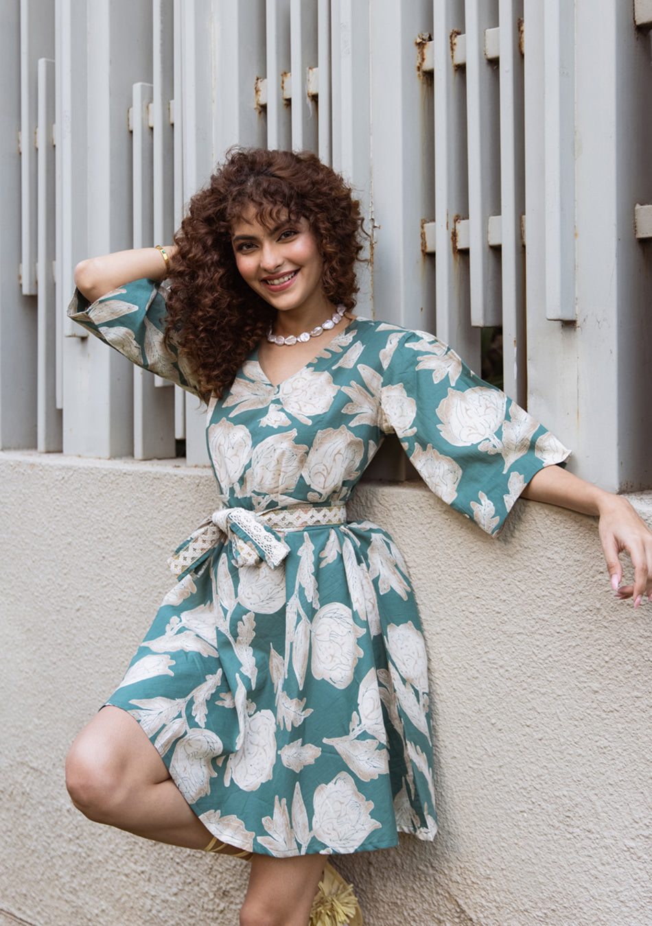 Ammanya Botanical Bloom Dress