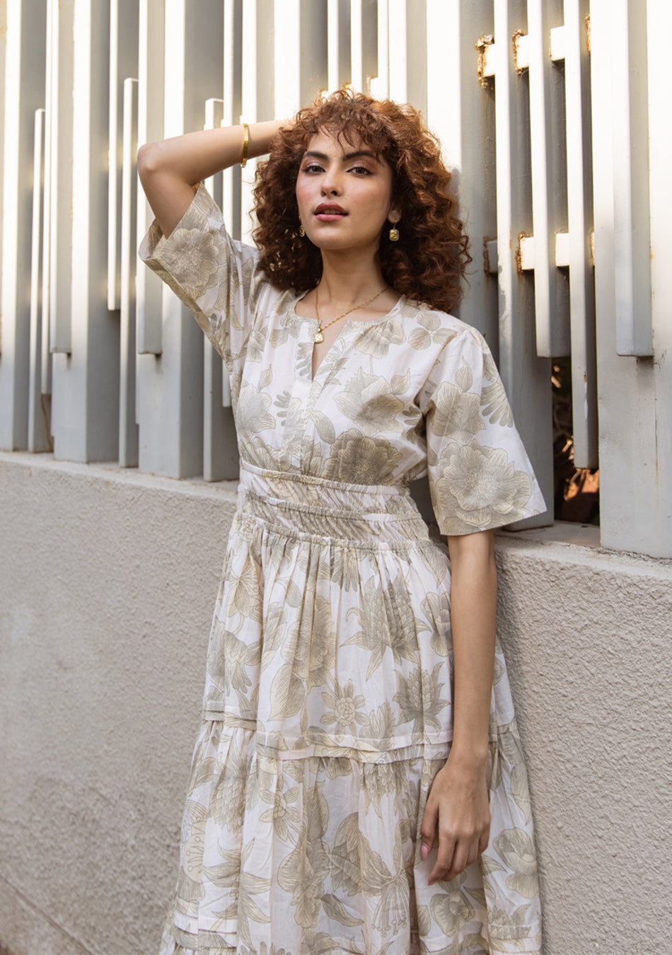 Ammanya Sandstone Breeze Dress