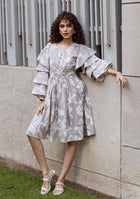 Moonlit Ruffle Bloom Dress