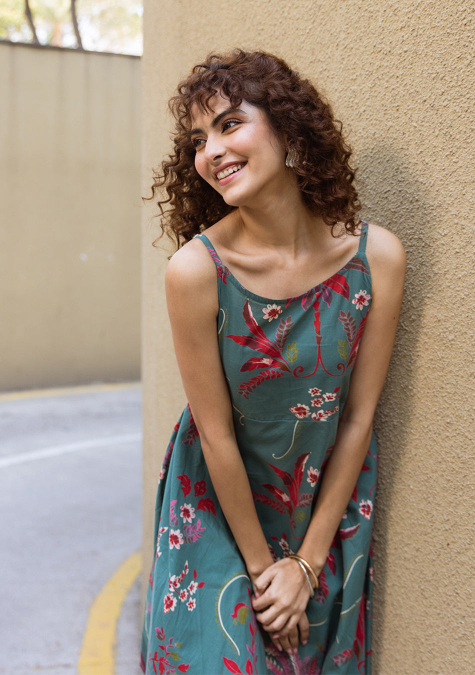 Ammanya Green Scarlet dress