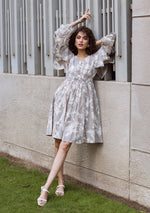 Moonlit Ruffle Bloom Dress