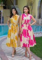 Fuchsia Bloom Charm Dress