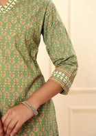 Olive Blossom Kurta