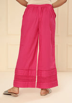 BRIGHT PINK SCHIFFLY BORDER PANT