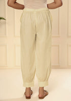BEIGE AFGHANI PANT WITH PINTEX