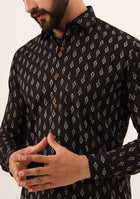 Brown Printed Pure Cotton Regular Fit Casual Shirt