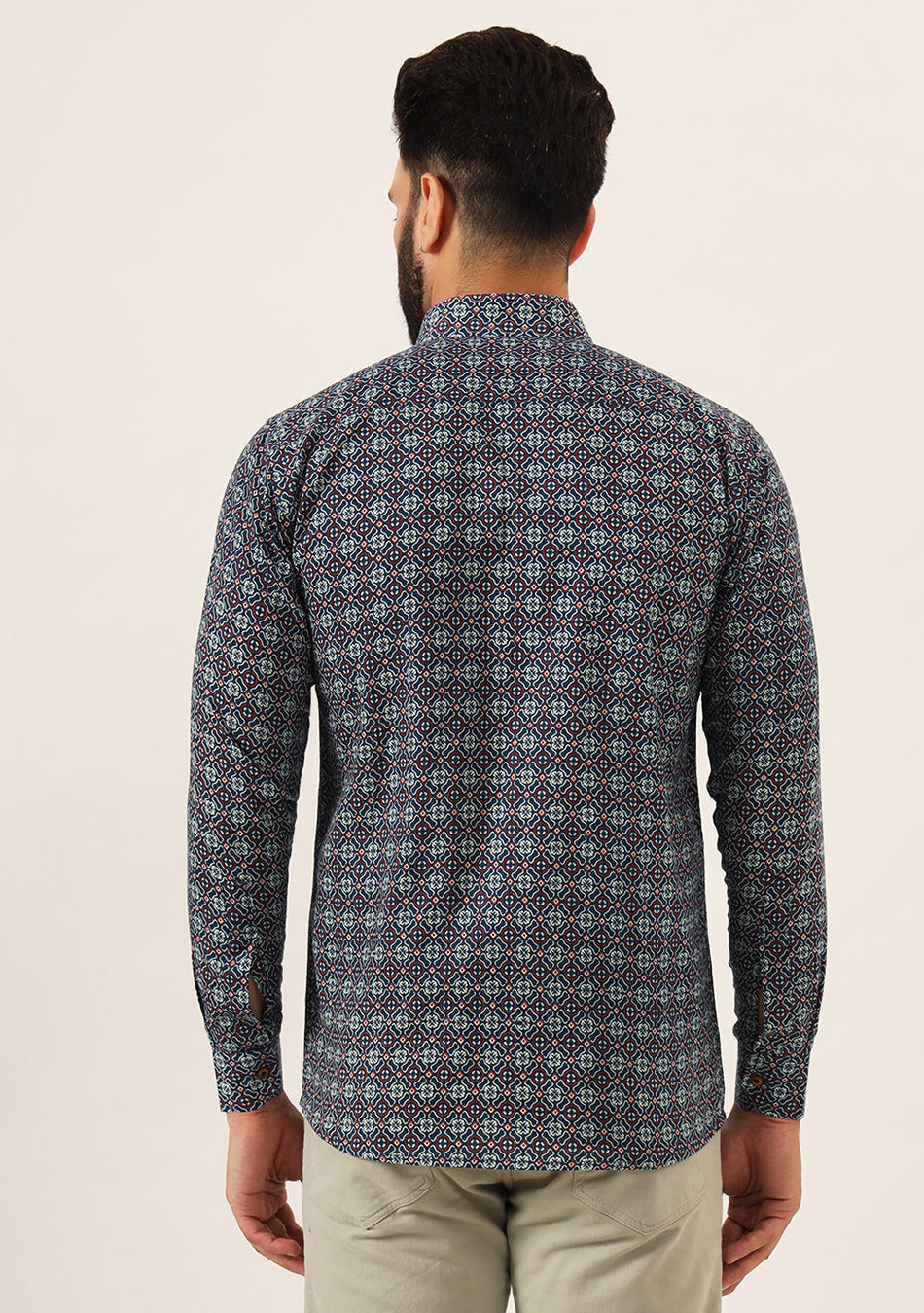 MultiColor Printed Pure Cotton Regular Fit Casual Shirt