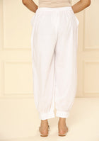 White Pintex Afgani Pant