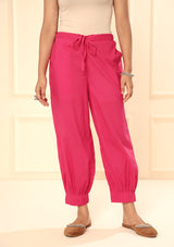 Dark Pink Afgani Pant
