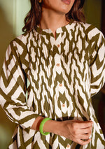 Olive Mirage Co-ord Set