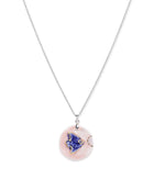 Rosy Fin Earring and Pendant Set