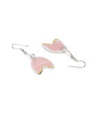Rosy Fin Earring and Pendant Set