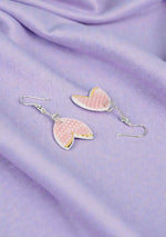Rosy Fin Earring and Pendant Set