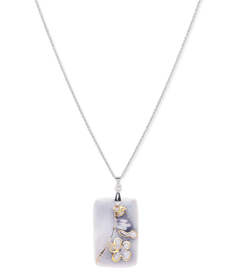 Skyline Curve Earrings Pendant Set