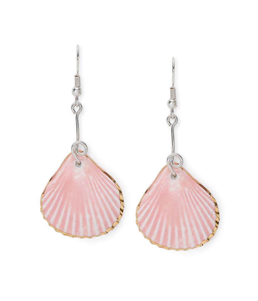Pink Shell Elegance Earrings