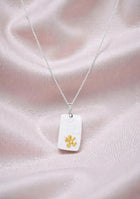 Pure Elegance White Earring and Pendant Set